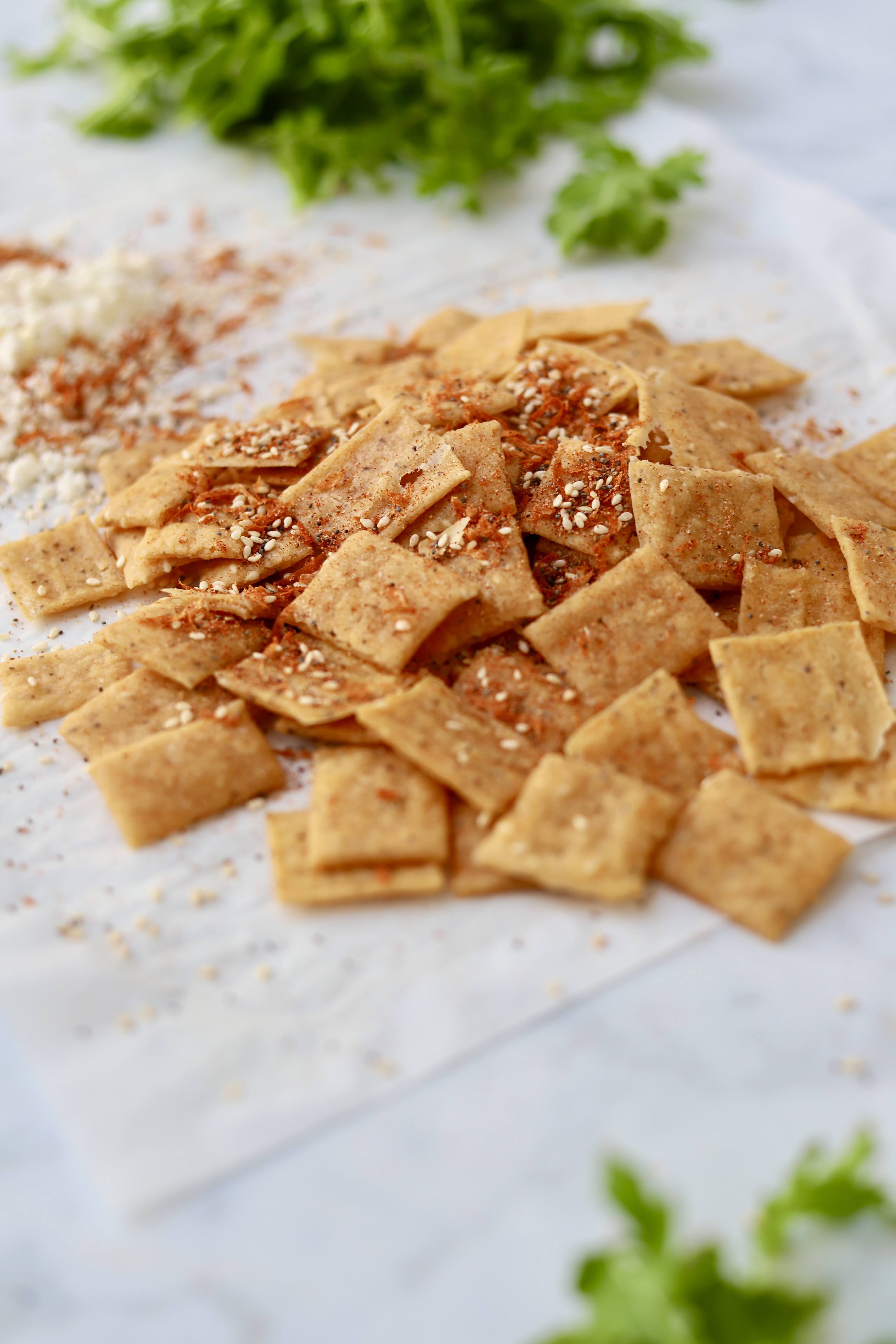 Sourdough Cheeze-its - Ambers Kitchen Cooks