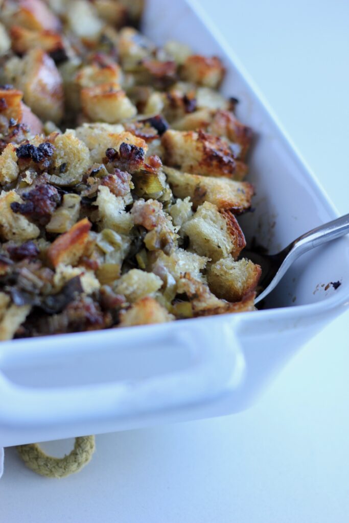 Classic sourdough stuffing with sausage